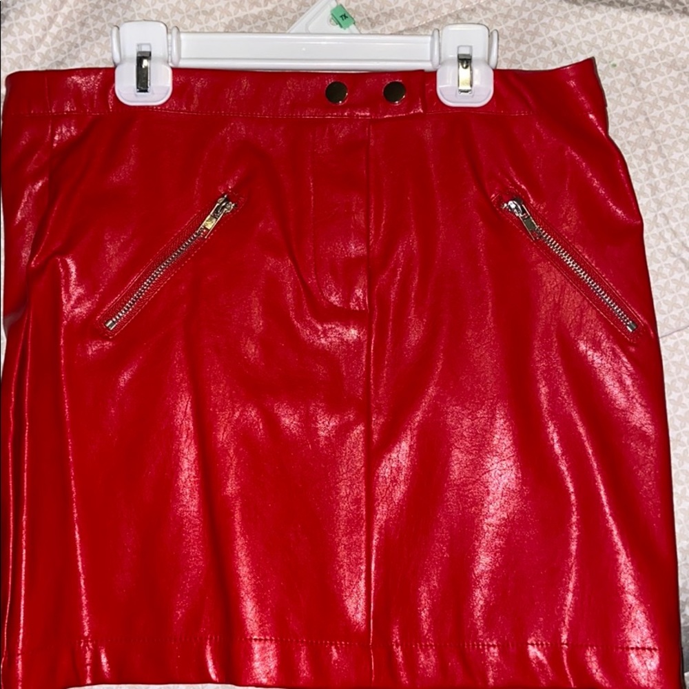 Leather skirt